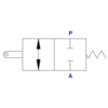 Limiting valve (limit switch), type V-FCR-2T